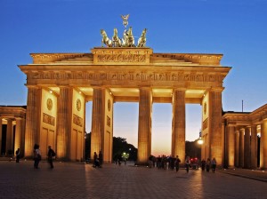 Ein Wahrzeichen Berlins - das Brandenburger Tor